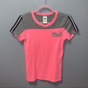 Victoria’s Secret PINK Cotton Short Sleeve Shirt